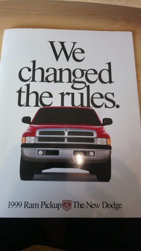 1999 dodge ram pickup brocure - 1999,