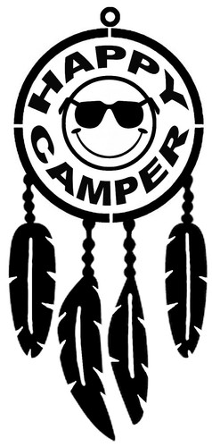 Happy camper van - camper, van,
