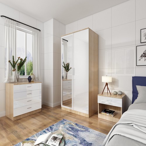 Bedroom furniture set pieces - 3,