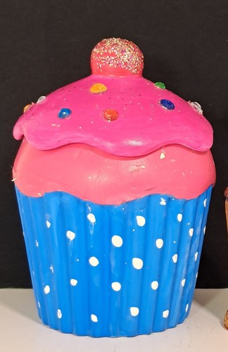 Cupcake cookie jar - cookie, canister
