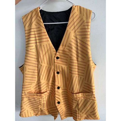 Mens yellow geometric - mens,