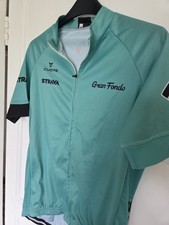 Grand Fondo Green Cycling Jersey- Size L