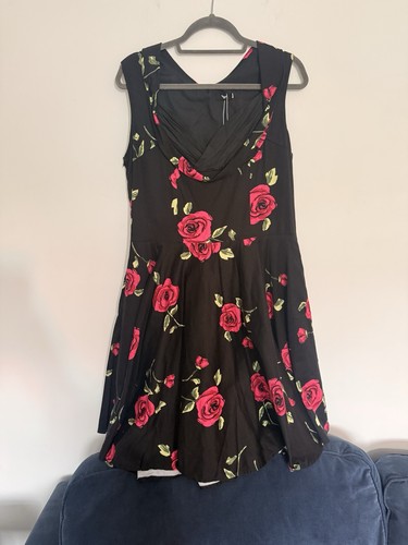 Black rockabilly 50s style - black,