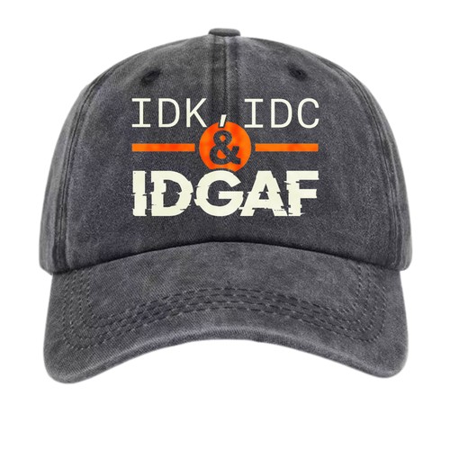 Vintage idk idc - idk, &