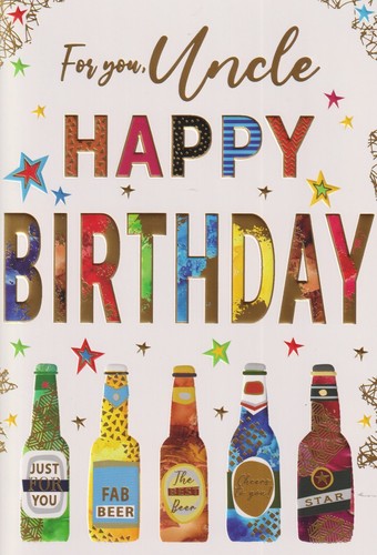 Uncle birthday greeting card - uncle,