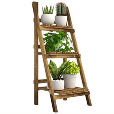 Outsunny 3-Tier Folding Wooden