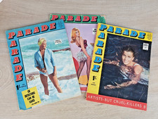 3  Vintage Parade Magazines