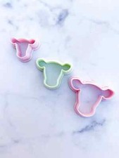 Cow Polymer Clay Cutter | Cookie cutters | Earrings | Fondant Icing