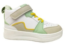 BOYS GIRLS HI TOP TRAINERS KIDS BASEBALL BOOTS TRAINERS SHOES UK SIZE 12-5