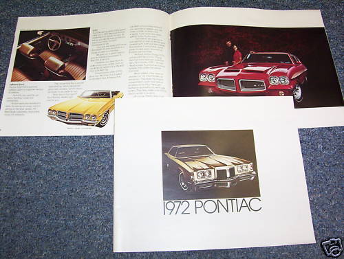 1972 pontiac brochure - pontiac,
