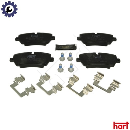 Brake pad set disc - set,