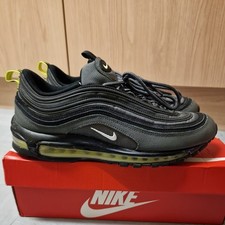 NIKE AIR MAX 97 MENS SIZE UK 10 RRP  £180 GREY VOLT REFLECTIVE 