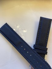 Canvas Nylon Breitling Watch Strap Band Black 22mm /20mm 