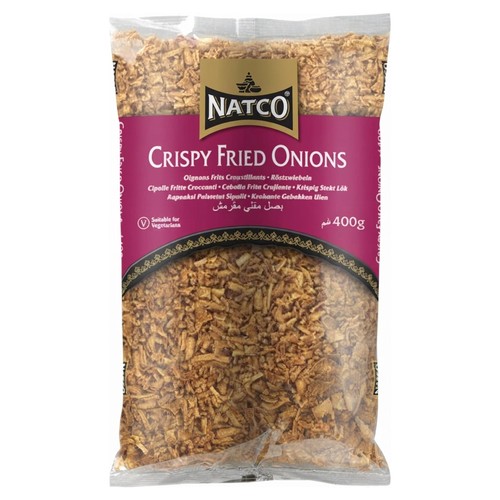 Natco crispy fried onions - crispy, 400g