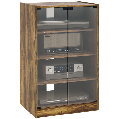 Tier media stand cabinet - 5-tier,