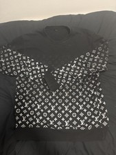 LV Louis Vuitton Mens Black Lv