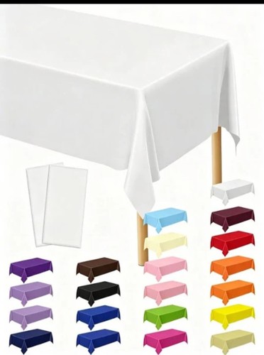 White plastic disposable - 20,