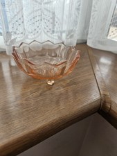 Set of 6 Art Deco Salmon Pink