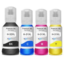 4 Ink Bottles (Set) for HP