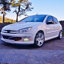 😍FRONT BLADE TUNING PEUGEOT 206 UNDER BUMPER SPLITTER FRONT SPOILER