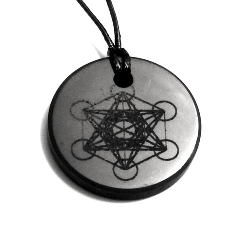 Shungite pendant merkaba - shungite,
