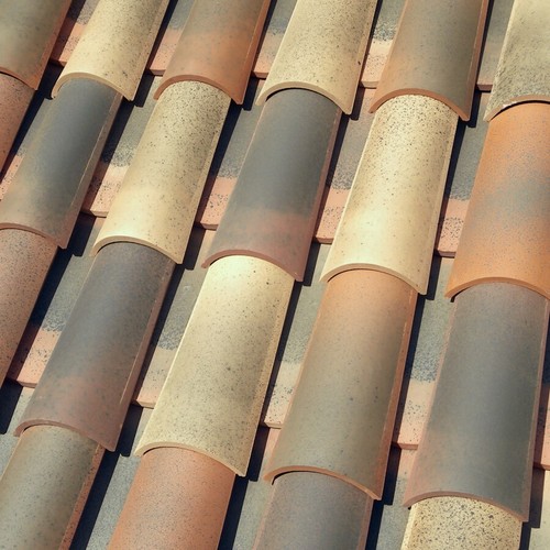 Clay spanish french roof - spanish,