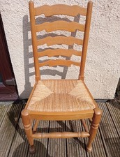 Ladderback rush seat chair - seat,