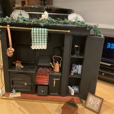 1/12 Artisan Made Doll House  Victorian Light Up Range with All Accessories