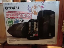 Yamaha Stagepas 400i Portable PA system used once + NEW stands SM58 mic & leads