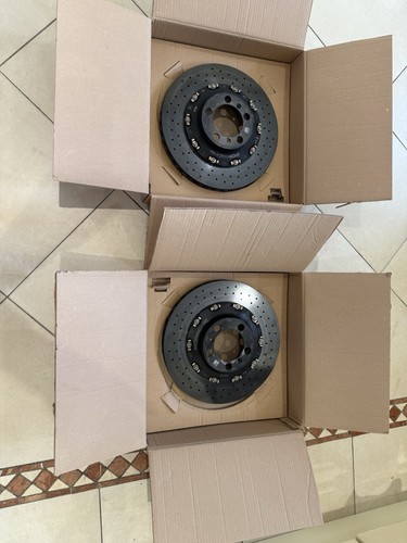 Porsche 991 pccb rear discs - rear,