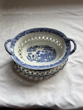 RARE Blue Willow Reticulated