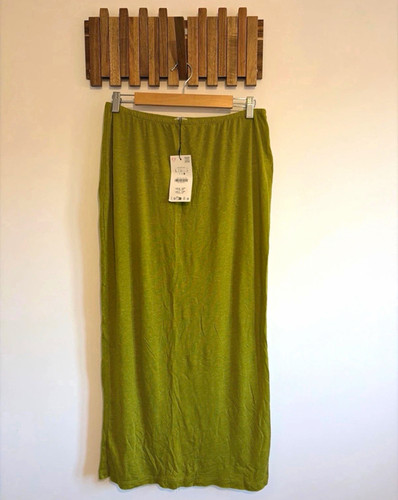 Zara green line - zara, skirt