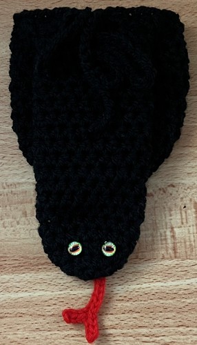 Black snake willy warmer - warmer., fun
