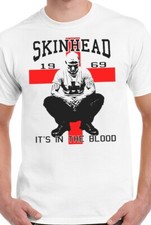 Skinhead Men's T-Shirt Oi! Reggae 1969 Men's In The Blood Saint George George's