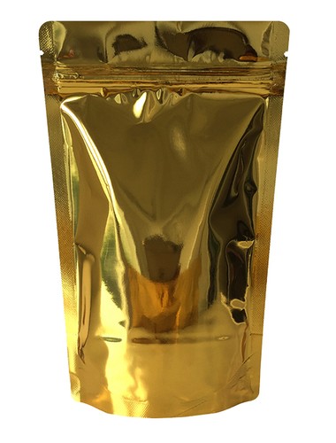 Gold shiny heat sealable stand - gold,