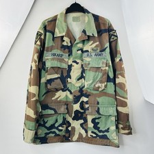 US Army Woodland Camouflage Battle Dress Uniform BDU shirt Medium Regular