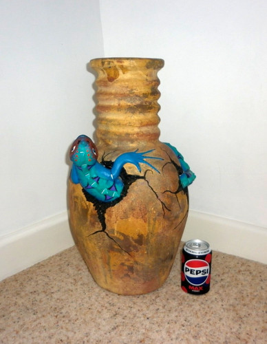 Large unusual terracotta - large, pot
