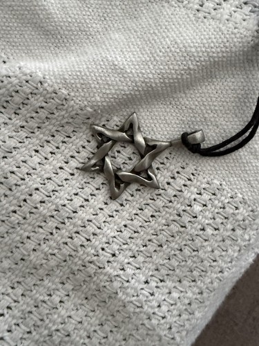 Jewish star pewter with - pewter,