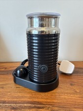 Nespresso Aeroccino 3 w/ Base - Milk Frother Black - Hot and Cold