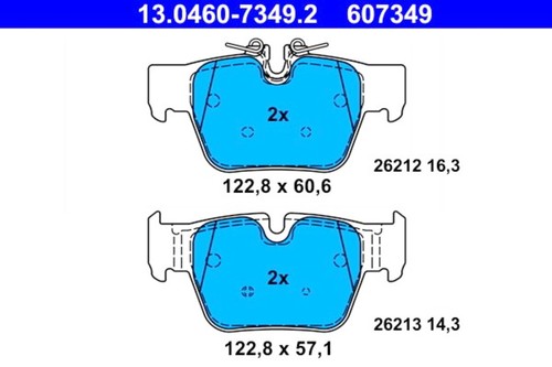 Disc brake pad - disc,