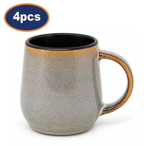 Coffee mug set - mug, grey