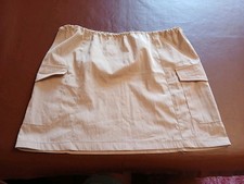 Primark New No TAGS Uk girls Size 4 stone Coloured Pocketed Skirt Toggle Closure
