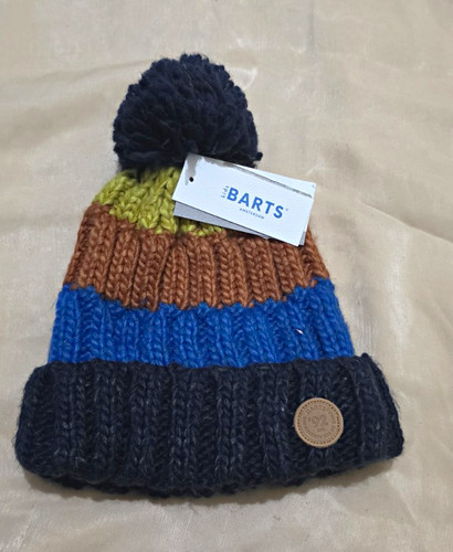 Barts striped pom beanie - barts,