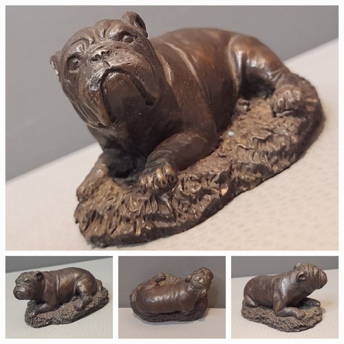 Vintage bull dog - dog, cold