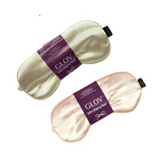 GLOV Australia Satin Sleeping Eye Mask Baby pink/Ivory colour BNWT RRP £25