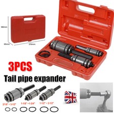 3pcs Exhaust Pipe Expander Spreader Auto Tool kit for Tail Pipe Muffler Tailpipe