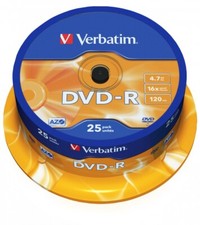 VERBATIM 43522 DVD-R AZO 4.7GB