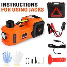 Electric Car Jack with Tire