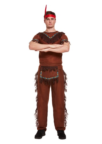 Adult indian costume - indian, mens