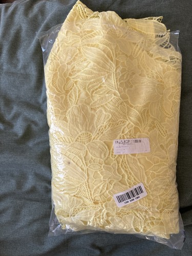 Coast lemon lace midi - lemon, uk